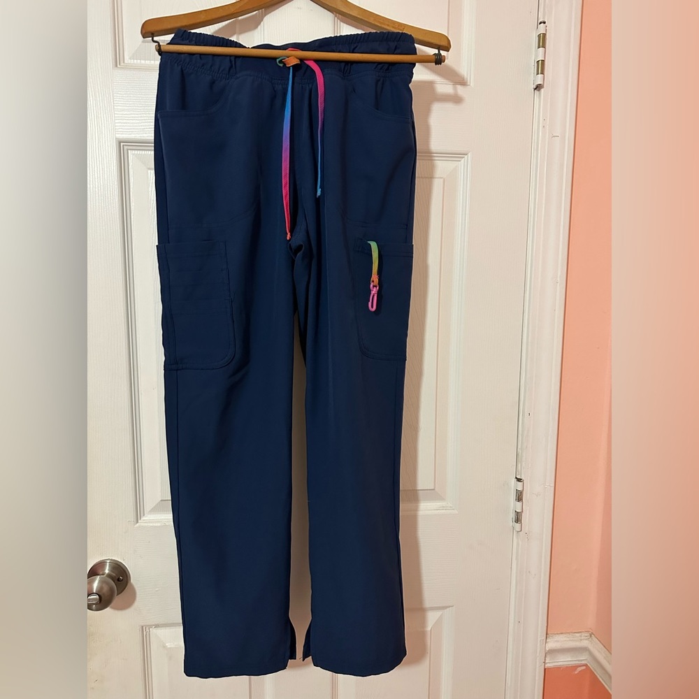 Cherokee Scrub Set Navy Blue small petite